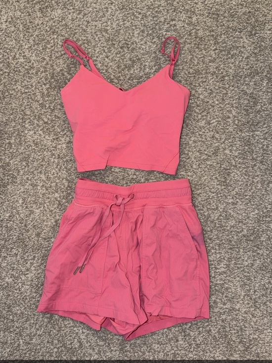 lululemon athletica Pants - lululemon athletica Pink Women's Shorts Set